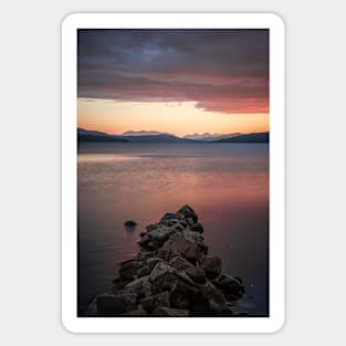 'Skyfire over Loch Rannoch', KinlochRannoch, Perthshire. Sticker